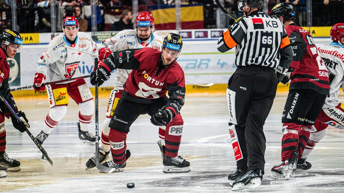 HC Sparta Praha v utkání proti Mountfieldu
