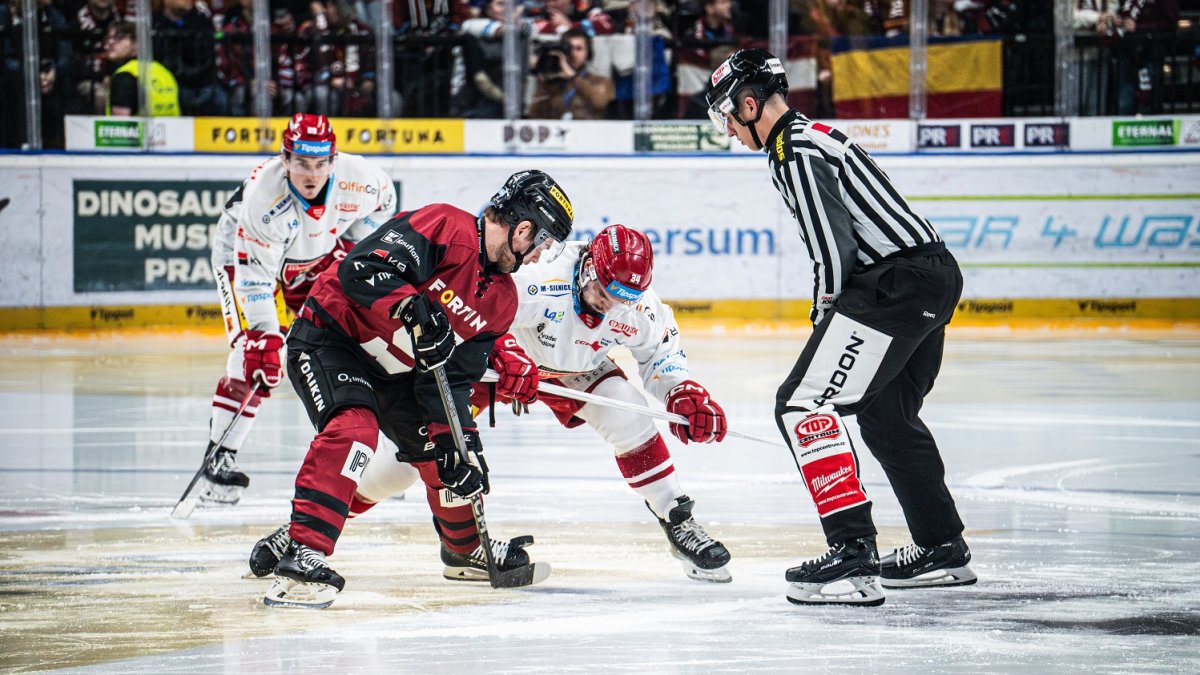 HC Sparta Praha v utkání proti Mountfieldu