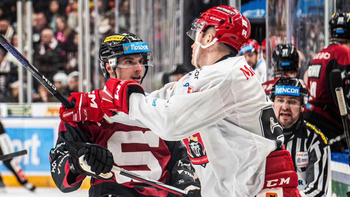 HC Sparta Praha v utkání proti Mountfieldu