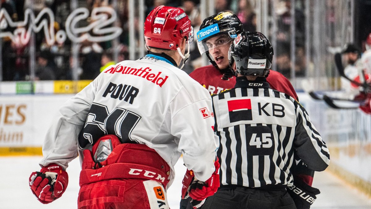 HC Sparta Praha v utkání proti Mountfieldu