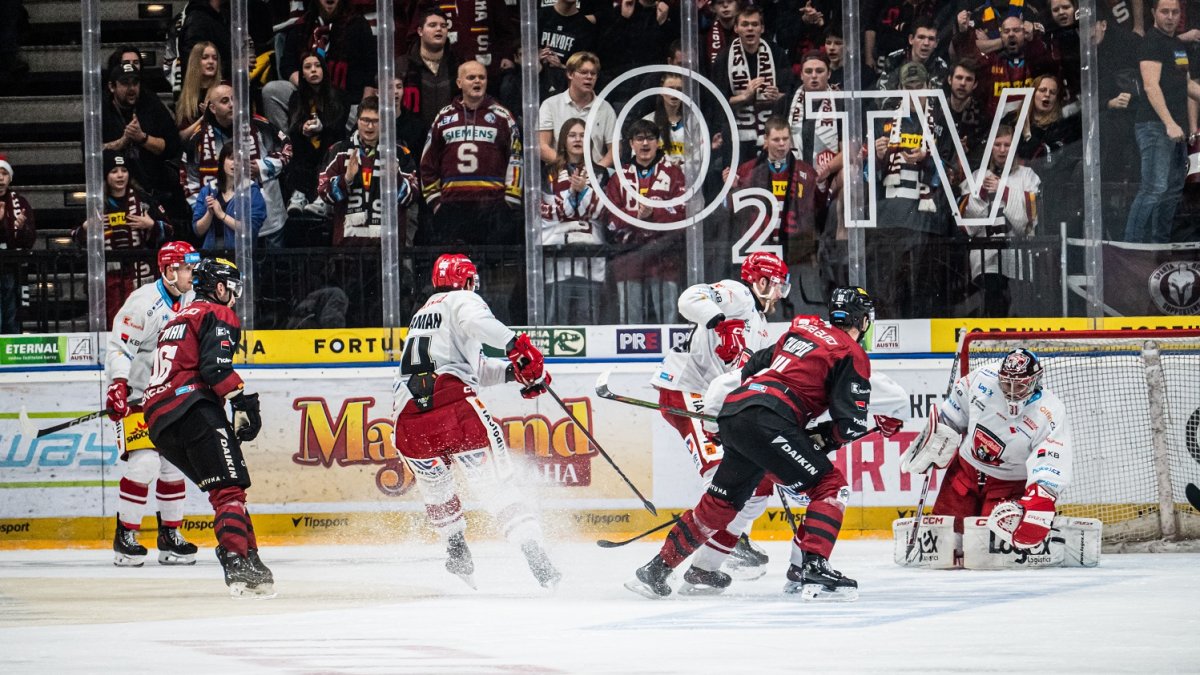 HC Sparta Praha v utkání proti Mountfieldu