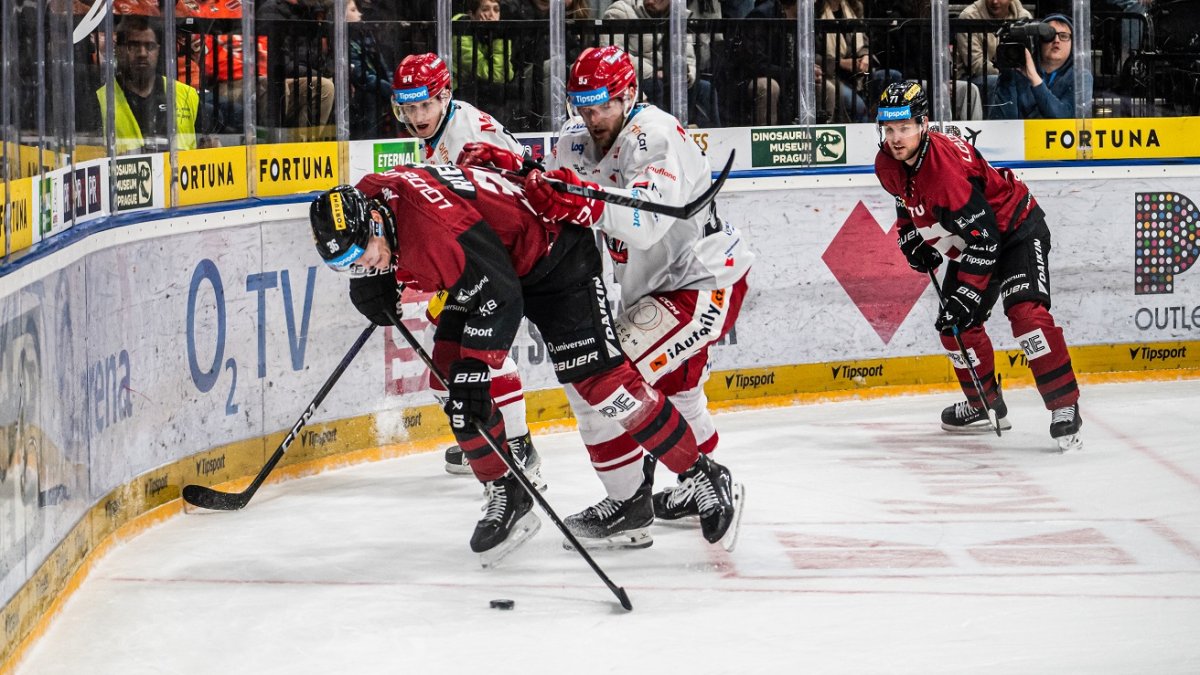 HC Sparta Praha v utkání proti Mountfieldu
