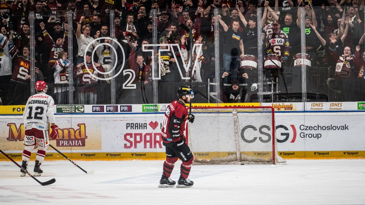HC Sparta Praha v utkání proti Mountfieldu