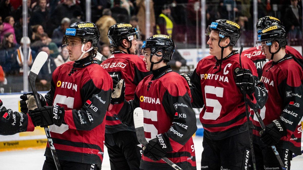 HC Sparta Praha v utkání proti Mountfieldu