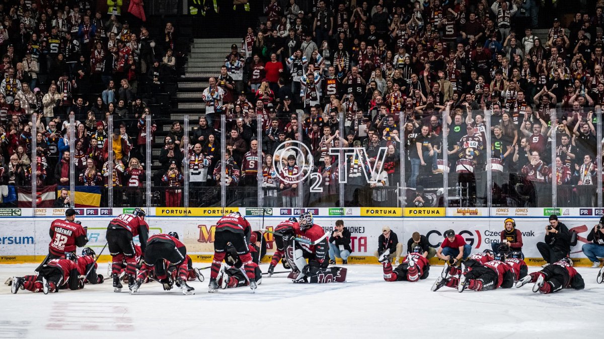 HC Sparta Praha v utkání proti Mountfieldu