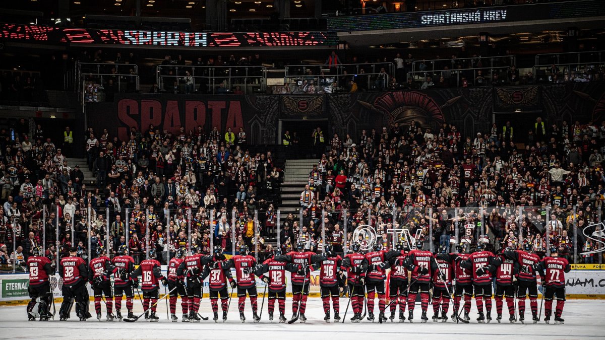 HC Sparta Praha v utkání proti Mountfieldu