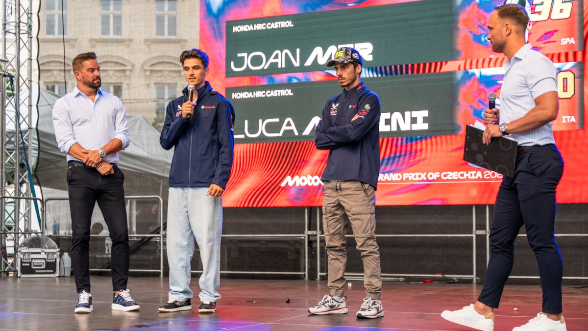 Oficiální autogramiáda jezdců MotoGP v centru Brna (17.7.2025)