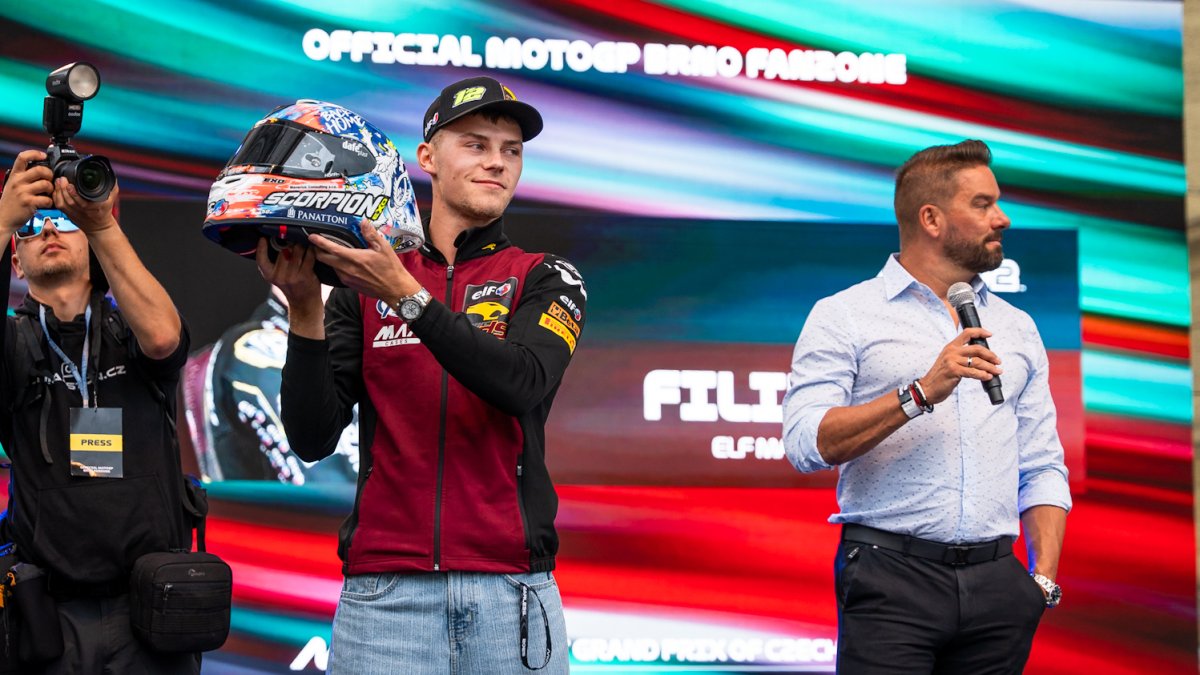 Oficiální autogramiáda jezdců MotoGP v centru Brna (17.7.2025)