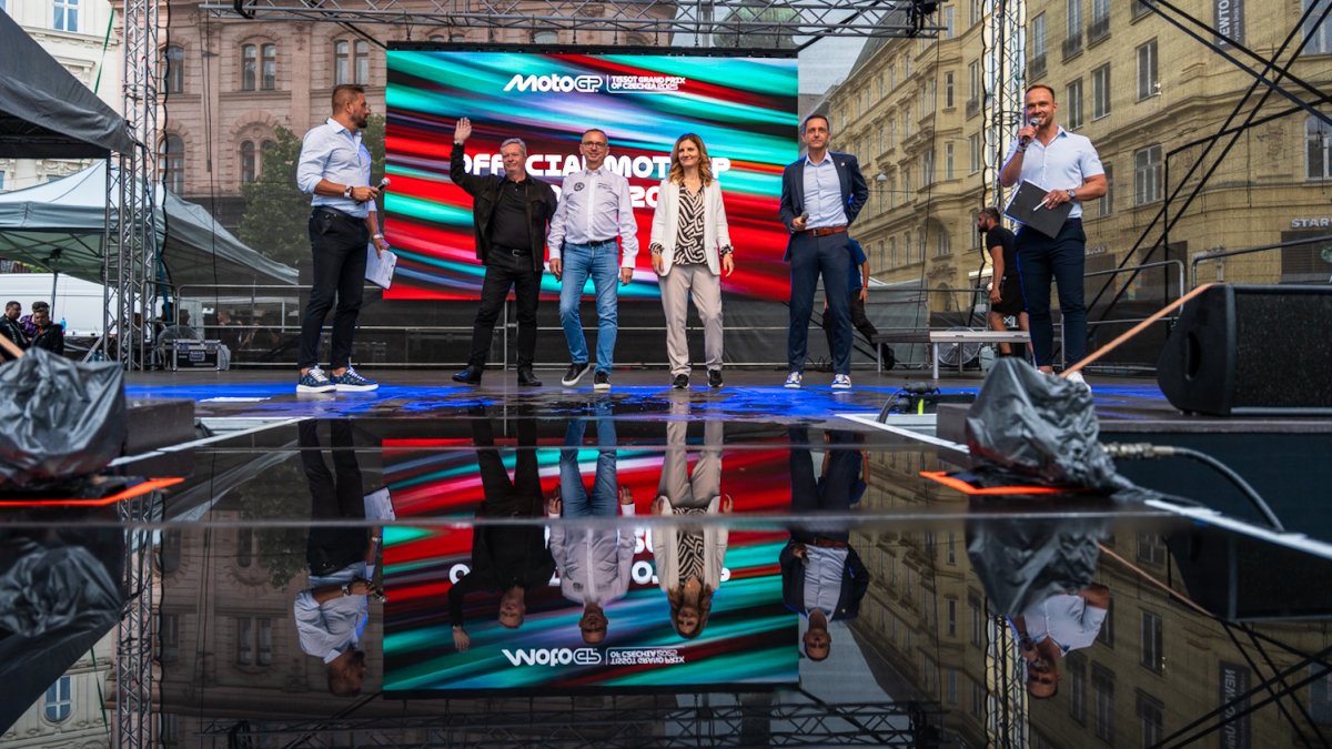 Oficiální autogramiáda jezdců MotoGP v centru Brna (17.7.2025)