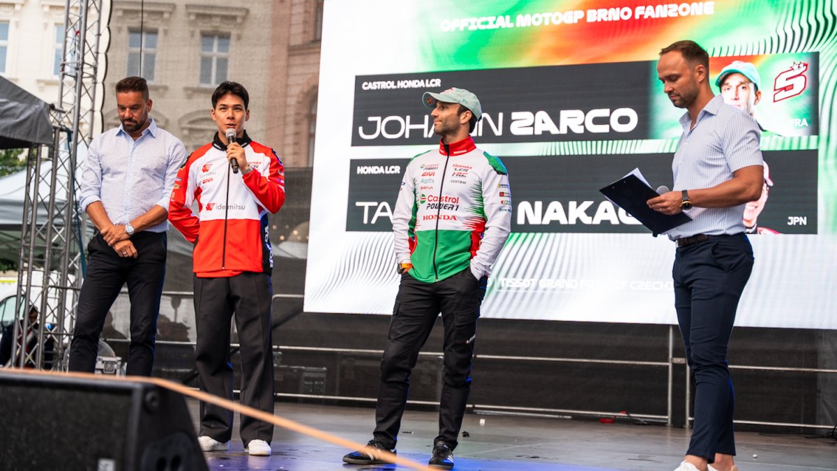 Oficiální autogramiáda jezdců MotoGP v centru Brna (17.7.2025)