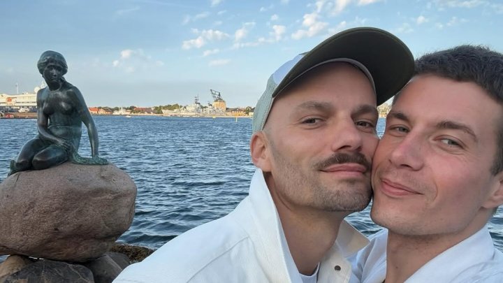 Daniel Krejčík s partnerem. 