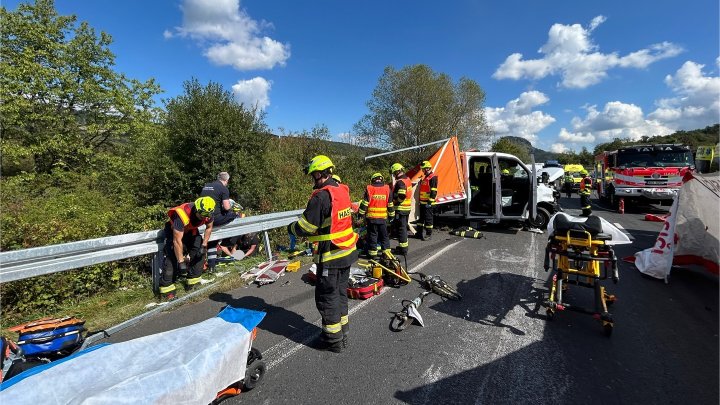 Na Mostecku se stala tragická nehoda. (8.9.2025)