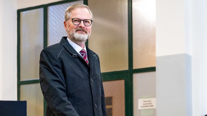 Petr Fiala odvolil v Brně. (3.10.2025)