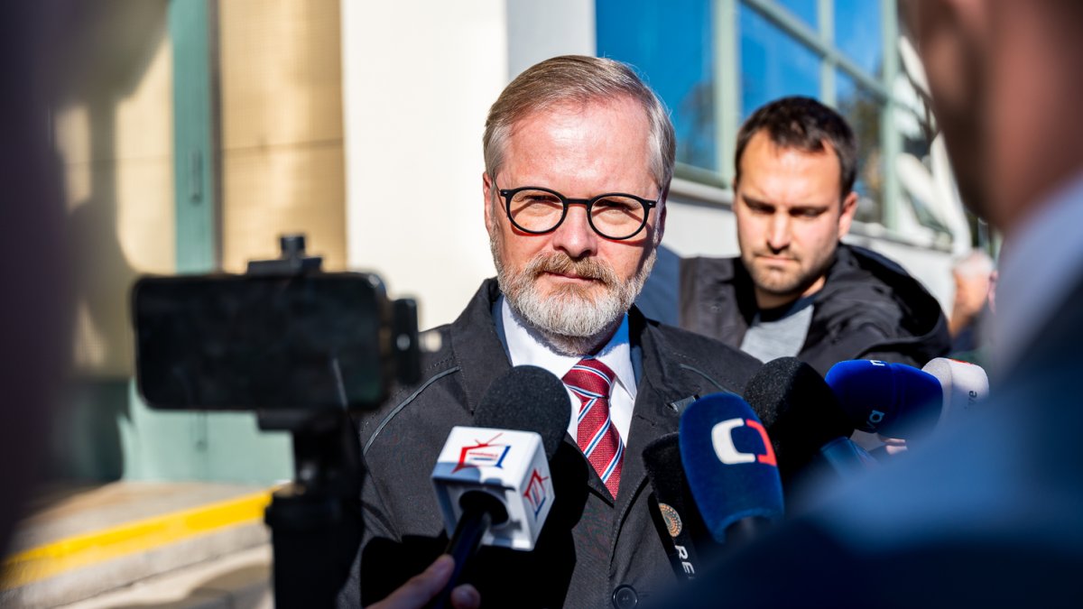 Petr Fiala odvolil v Brně. (3.10.2025)