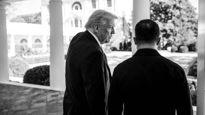 Donald Trump opět přivítal Volodymyra Zelenského v Bílém domě. (17.10.2025)