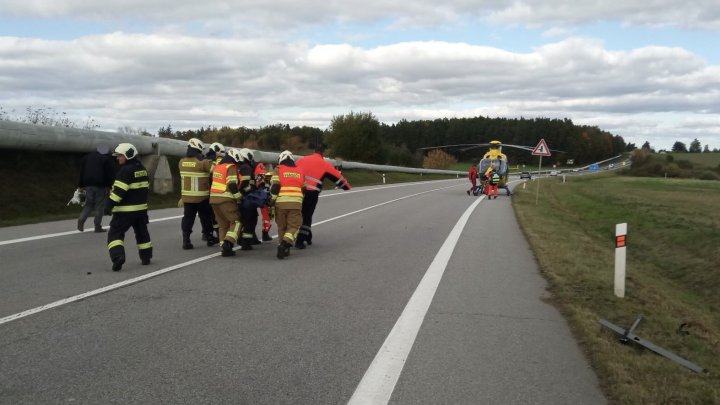 U Temelína se stala vážná dopravní nehoda. (18.10.2025)