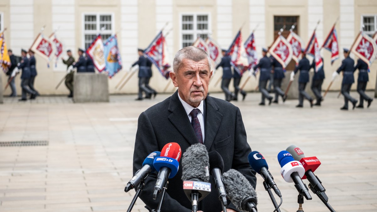 Andrej Babiš po setkání s prezidentem Petrem Pavlem (27.10.2025)
