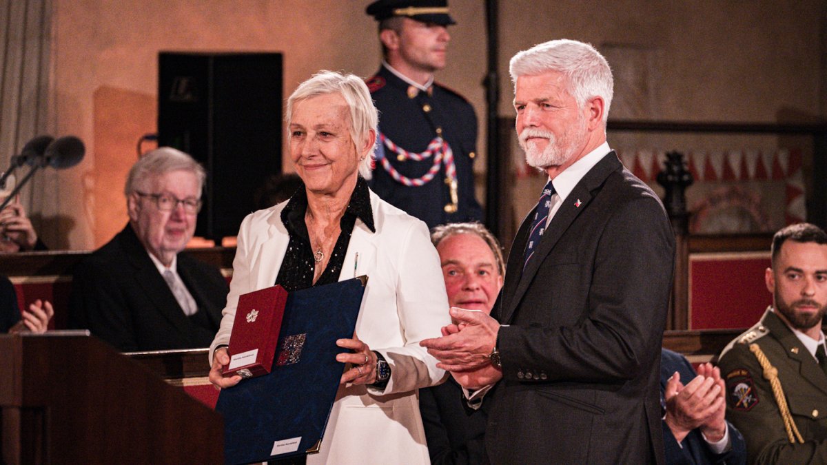 Předávání státních vyznamenání prezidentem Petrem Pavlem (28. října 2025)