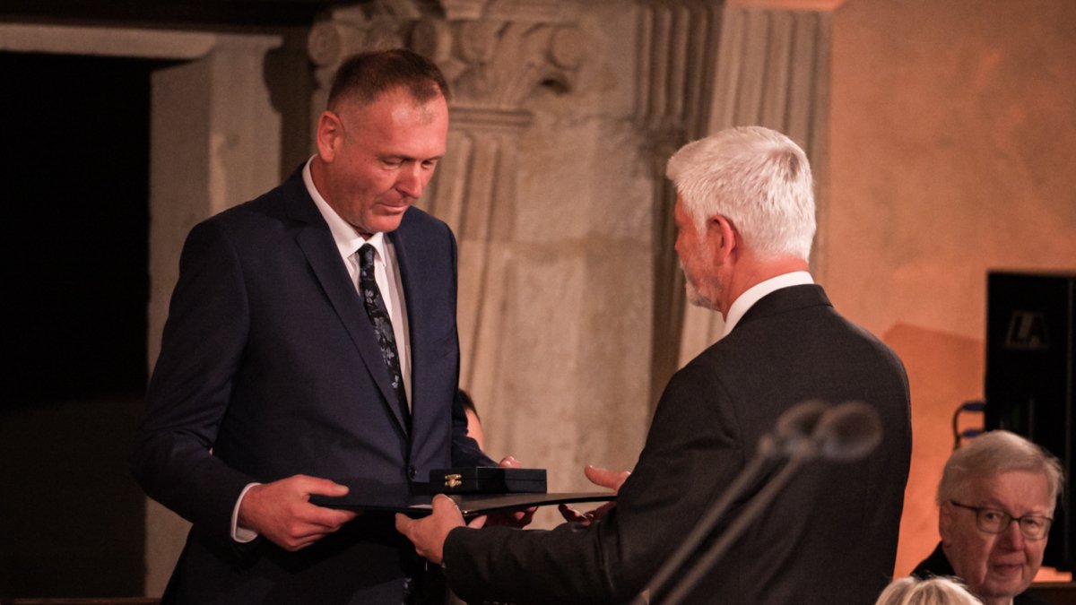 Předávání státních vyznamenání prezidentem Petrem Pavlem (28. října 2025)