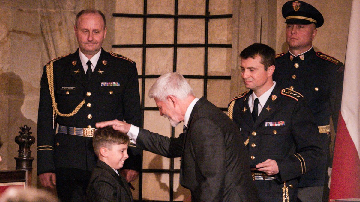 Předávání státních vyznamenání prezidentem Petrem Pavlem (28. října 2025)