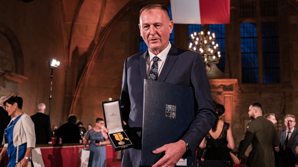 Předávání státních vyznamenání prezidentem Petrem Pavlem (28. října 2025)