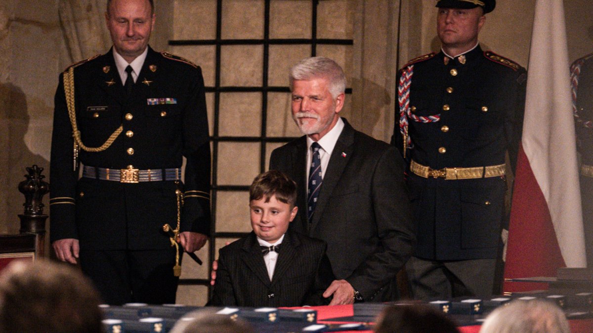 Předávání státních vyznamenání prezidentem Petrem Pavlem (28. října 2025)