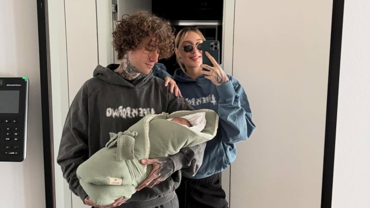 Kateřina Klinderová s bývalým partnerem. 