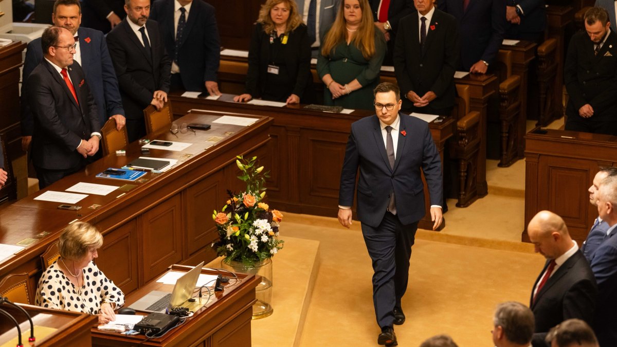 Politici se sešli na ustavující schůzi Poslanecké sněmovny. (3.11.2025)