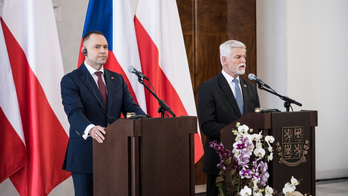 Do Prahy přijel polský prezident Karol Nawrocki. (24.11.2025)