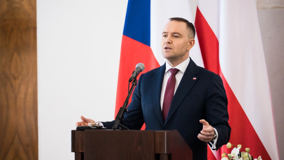 Do Prahy přijel polský prezident Karol Nawrocki. (24.11.2025)