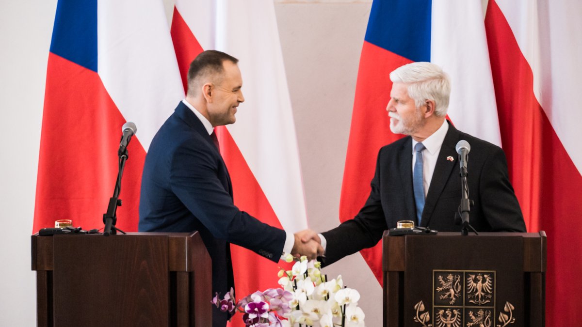 Do Prahy přijel polský prezident Karol Nawrocki. (24.11.2025)