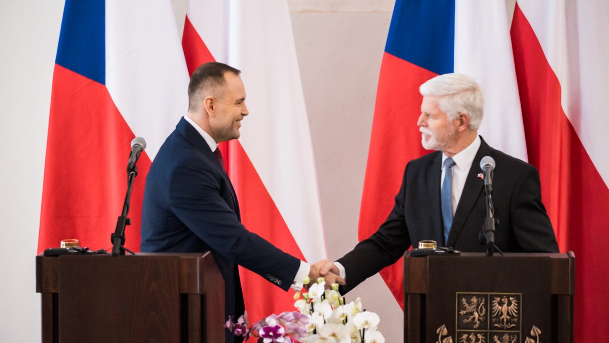 Do Prahy přijel polský prezident Karol Nawrocki. (24.11.2025)