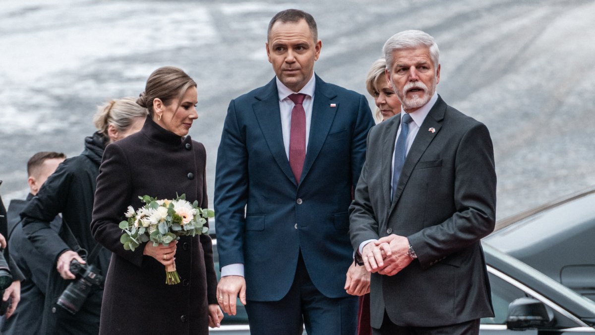 Do Prahy přijel polský prezident Karol Nawrocki. (24.11.2025)