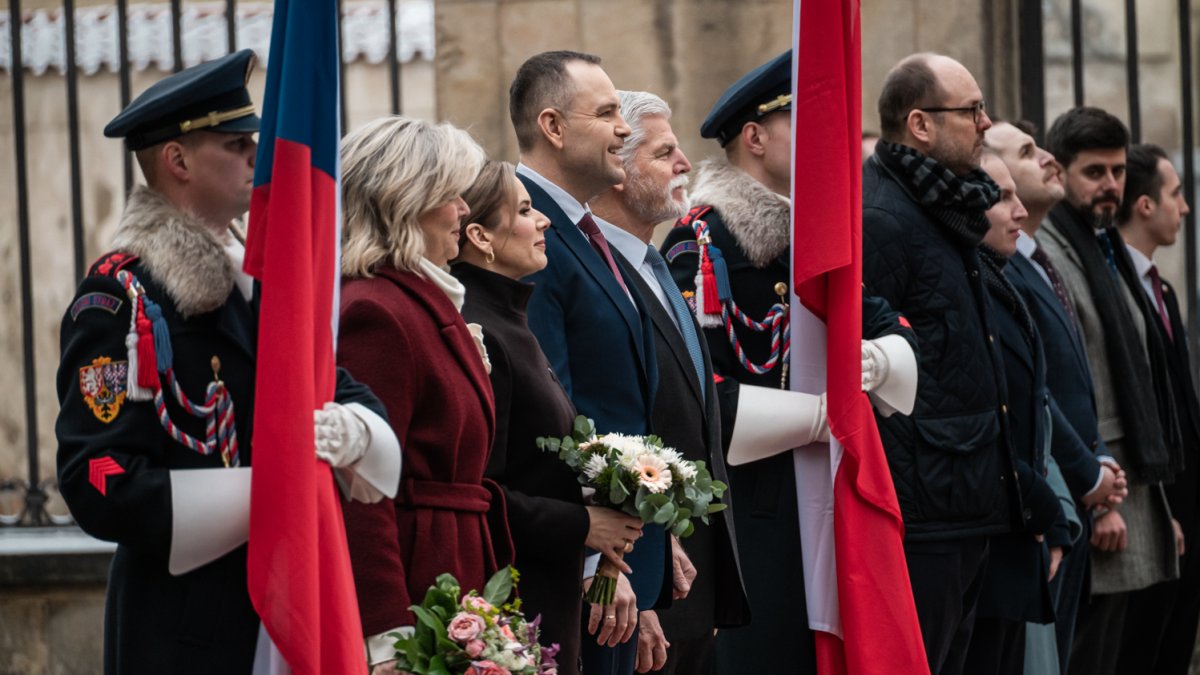 Do Prahy přijel polský prezident Karol Nawrocki. (24.11.2025)