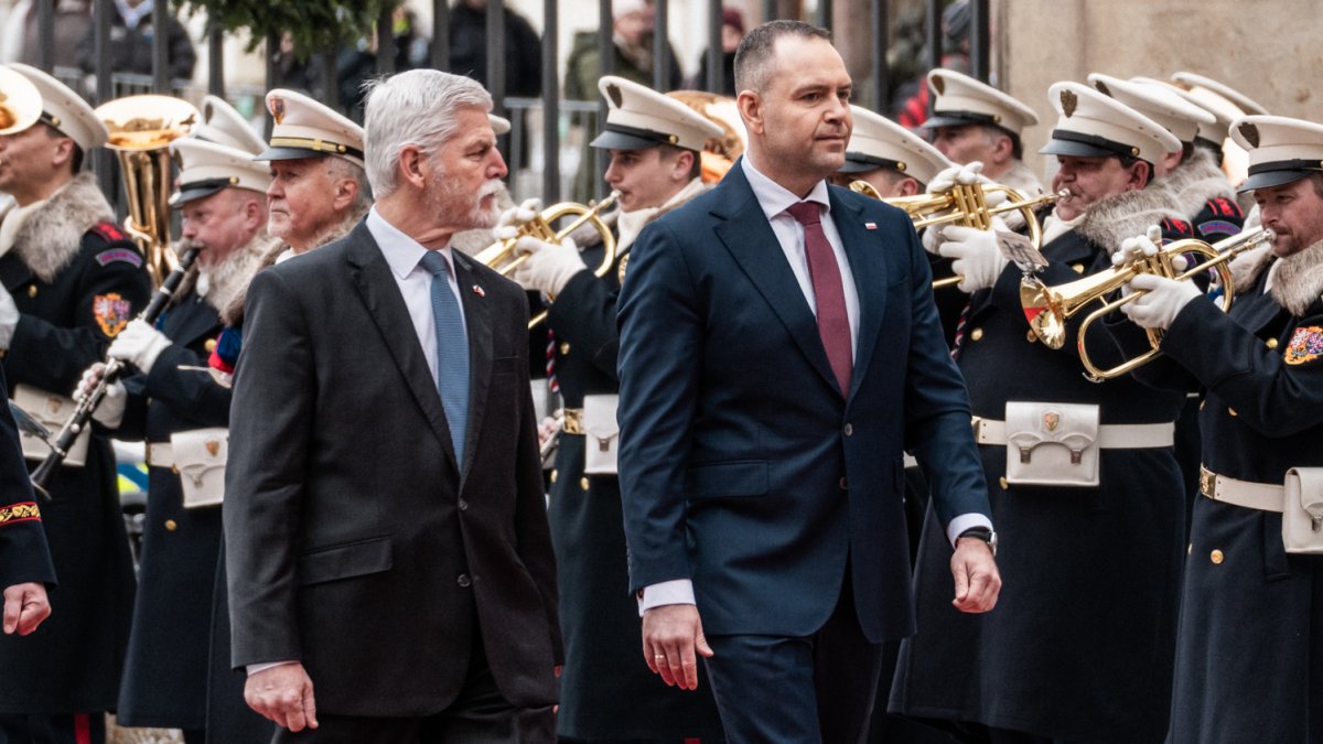 Do Prahy přijel polský prezident Karol Nawrocki. (24.11.2025)