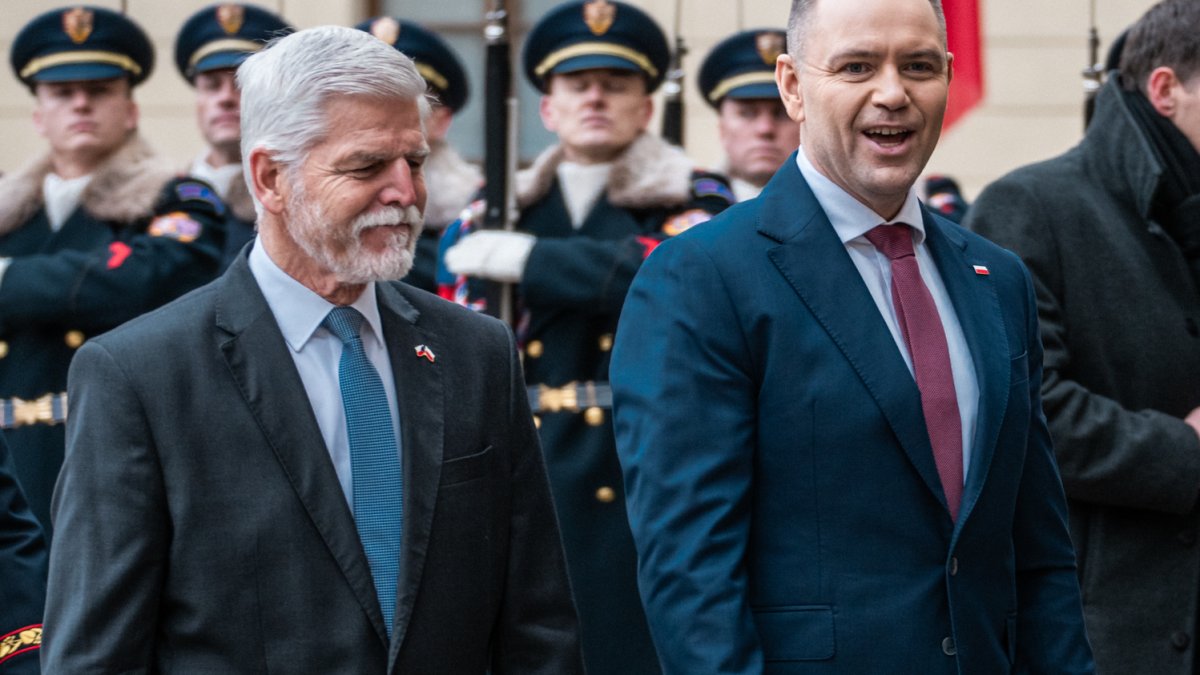 Do Prahy přijel polský prezident Karol Nawrocki. (24.11.2025)