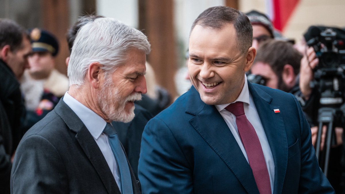 Do Prahy přijel polský prezident Karol Nawrocki. (24.11.2025)
