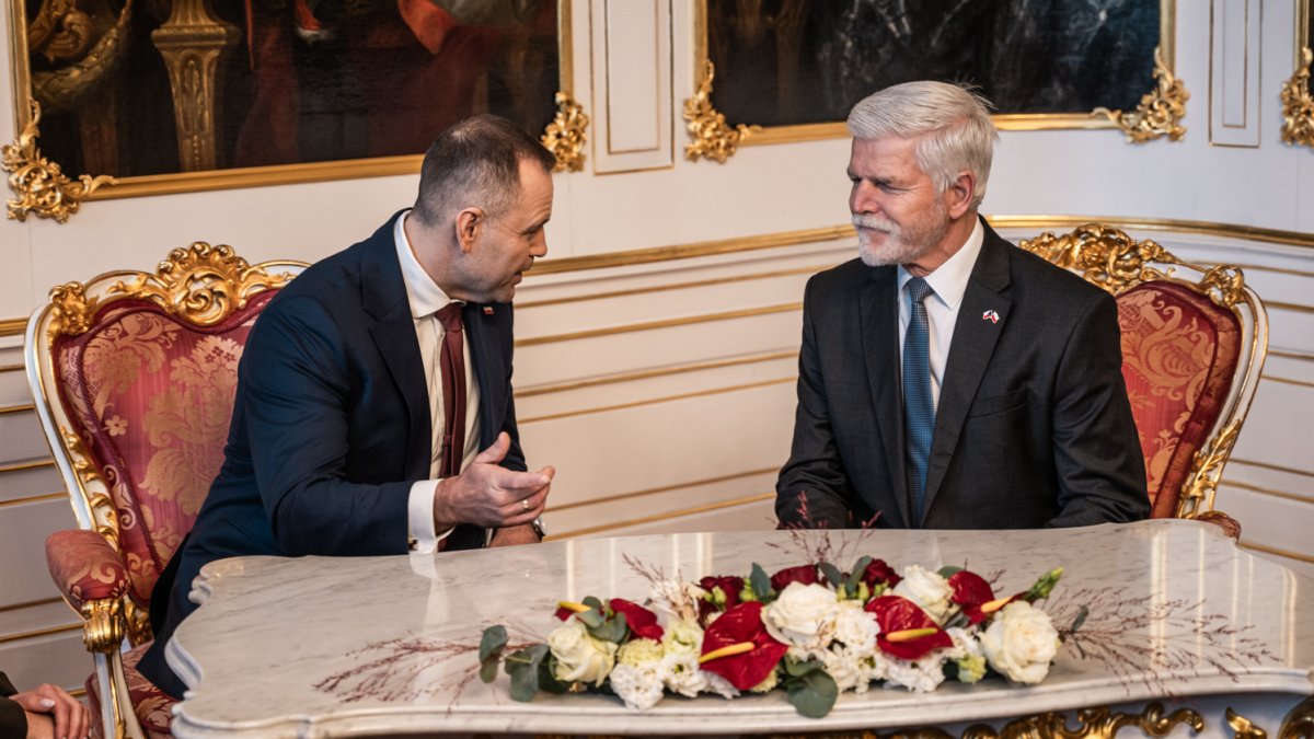 Do Prahy přijel polský prezident Karol Nawrocki. (24.11.2025)