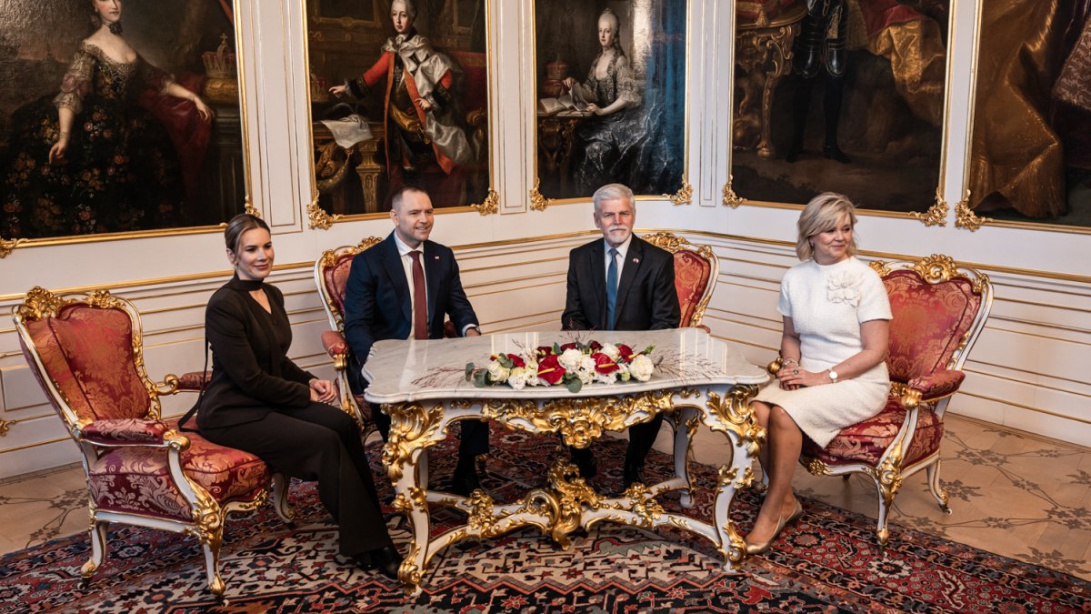 Do Prahy přijel polský prezident Karol Nawrocki. (24.11.2025)