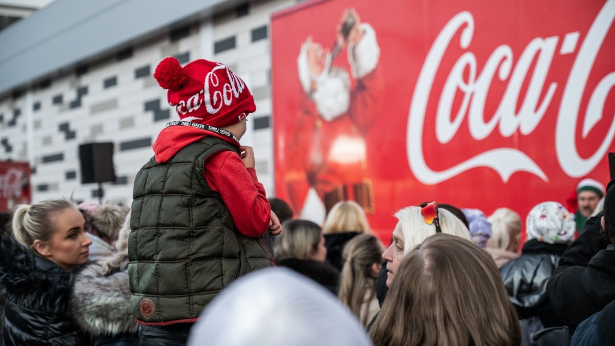 Vánoční Coca-Cola kamion zahájil turné u Westfieldu Černý Most (10.12.2025)