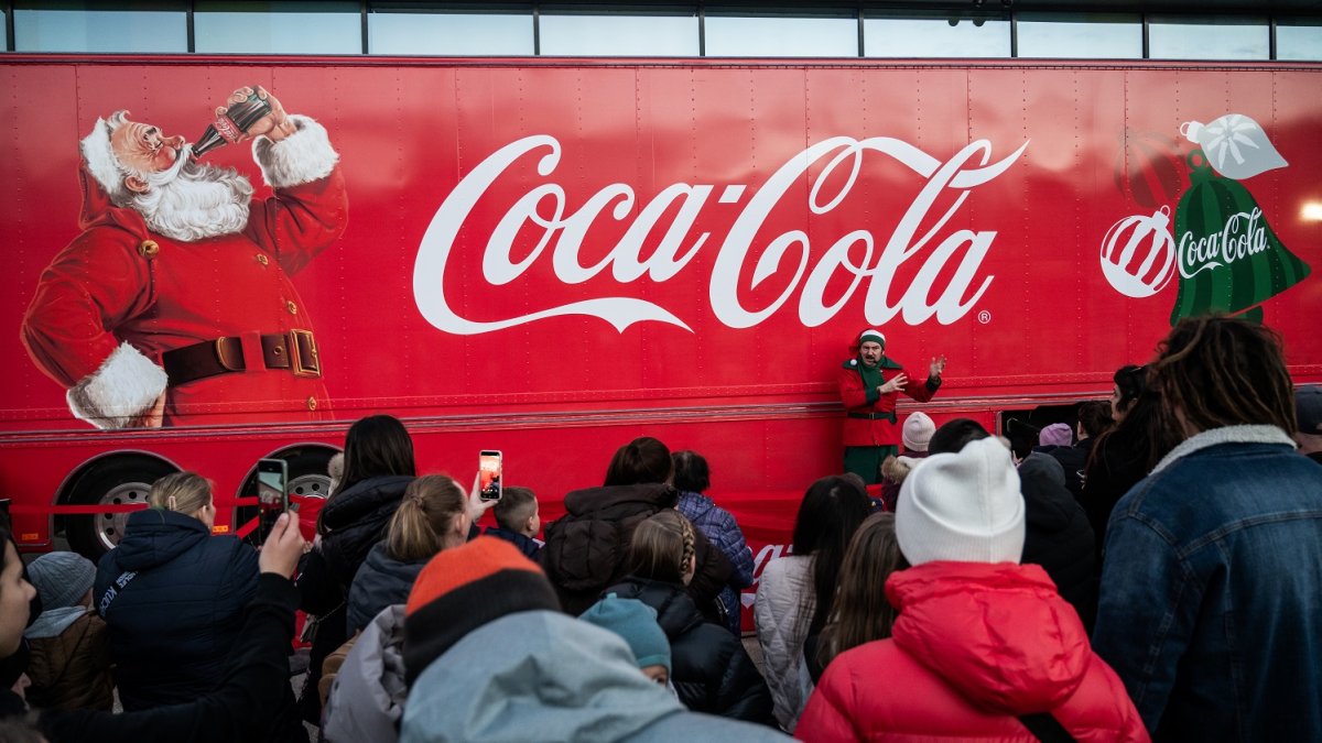 Vánoční Coca-Cola kamion zahájil turné u Westfieldu Černý Most (10.12.2025)