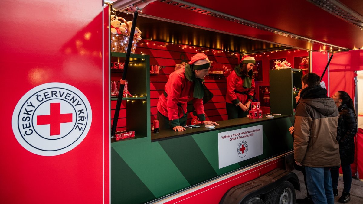 Vánoční Coca-Cola kamion zahájil turné u Westfieldu Černý Most (10.12.2025)