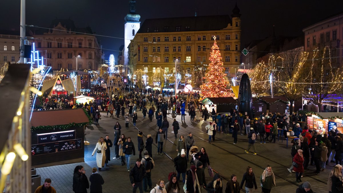 Vánoční trhy v Brně