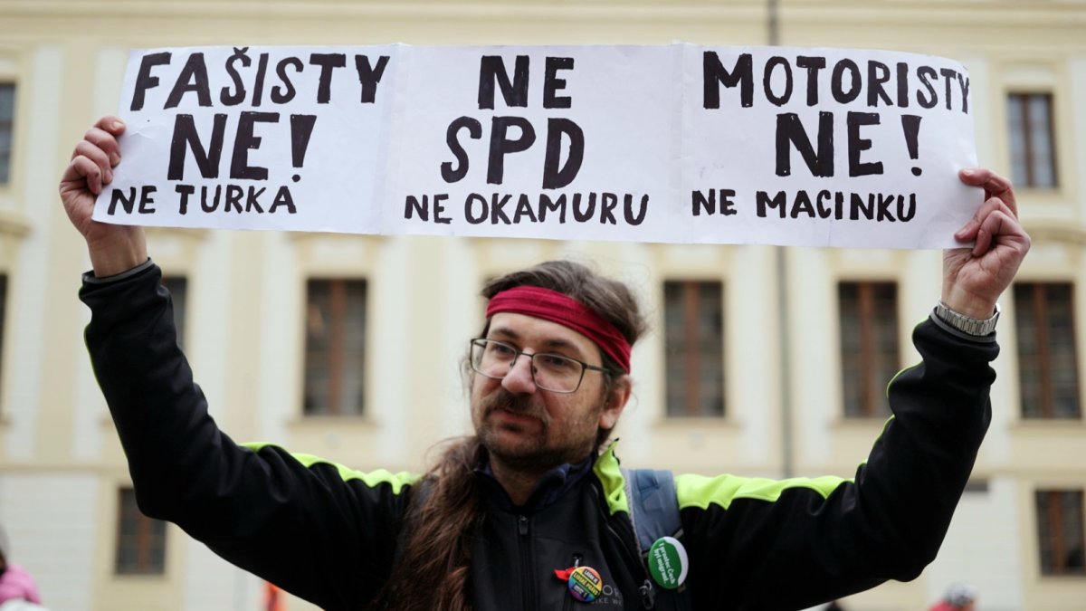 Filip Turek dorazil za prezidentem Petrem Pavlem. (22.12.2025)