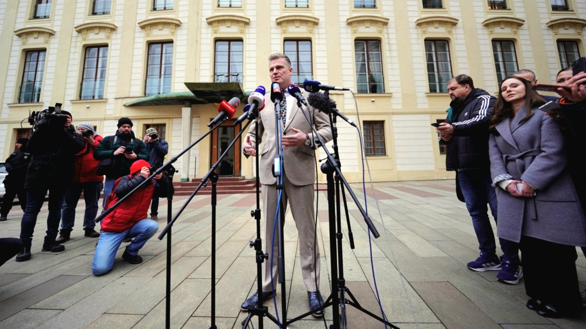 Filip Turek dorazil za prezidentem Petrem Pavlem. (22.12.2025)