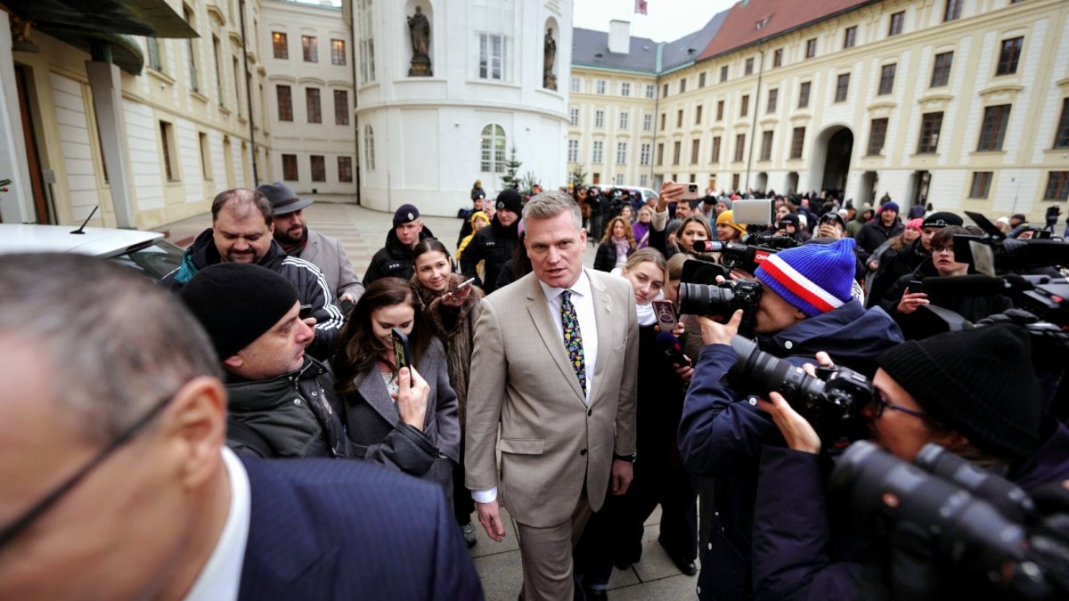 Filip Turek dorazil za prezidentem Petrem Pavlem. (22.12.2025)