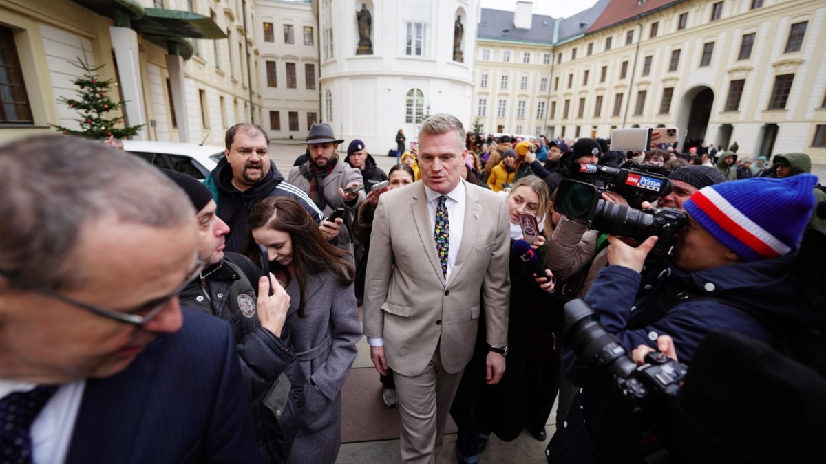 Filip Turek dorazil za prezidentem Petrem Pavlem. (22.12.2025)