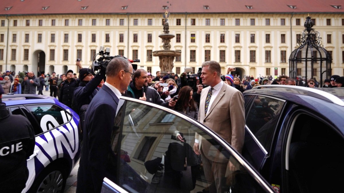 Filip Turek dorazil za prezidentem Petrem Pavlem. (22.12.2025)