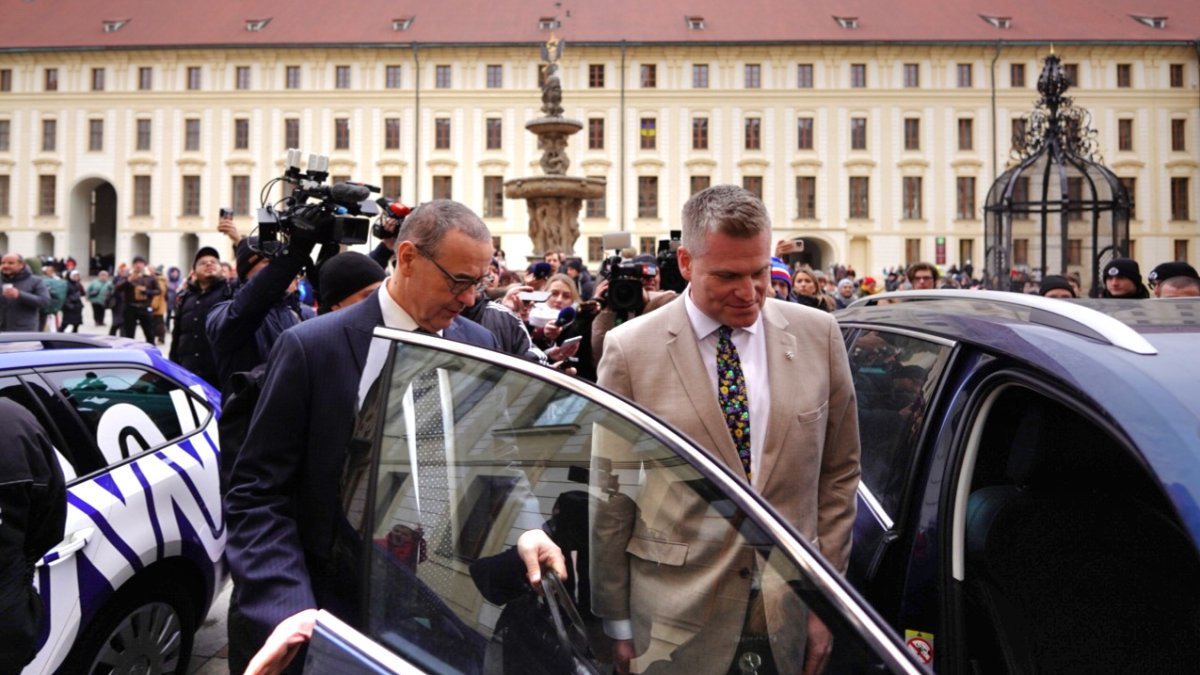 Filip Turek dorazil za prezidentem Petrem Pavlem. (22.12.2025)