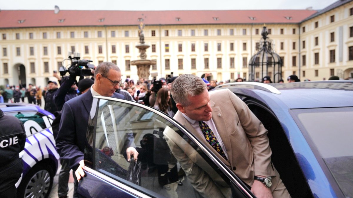 Filip Turek dorazil za prezidentem Petrem Pavlem. (22.12.2025)